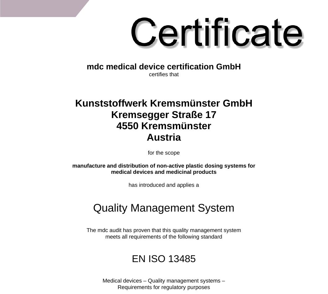 ISO13485