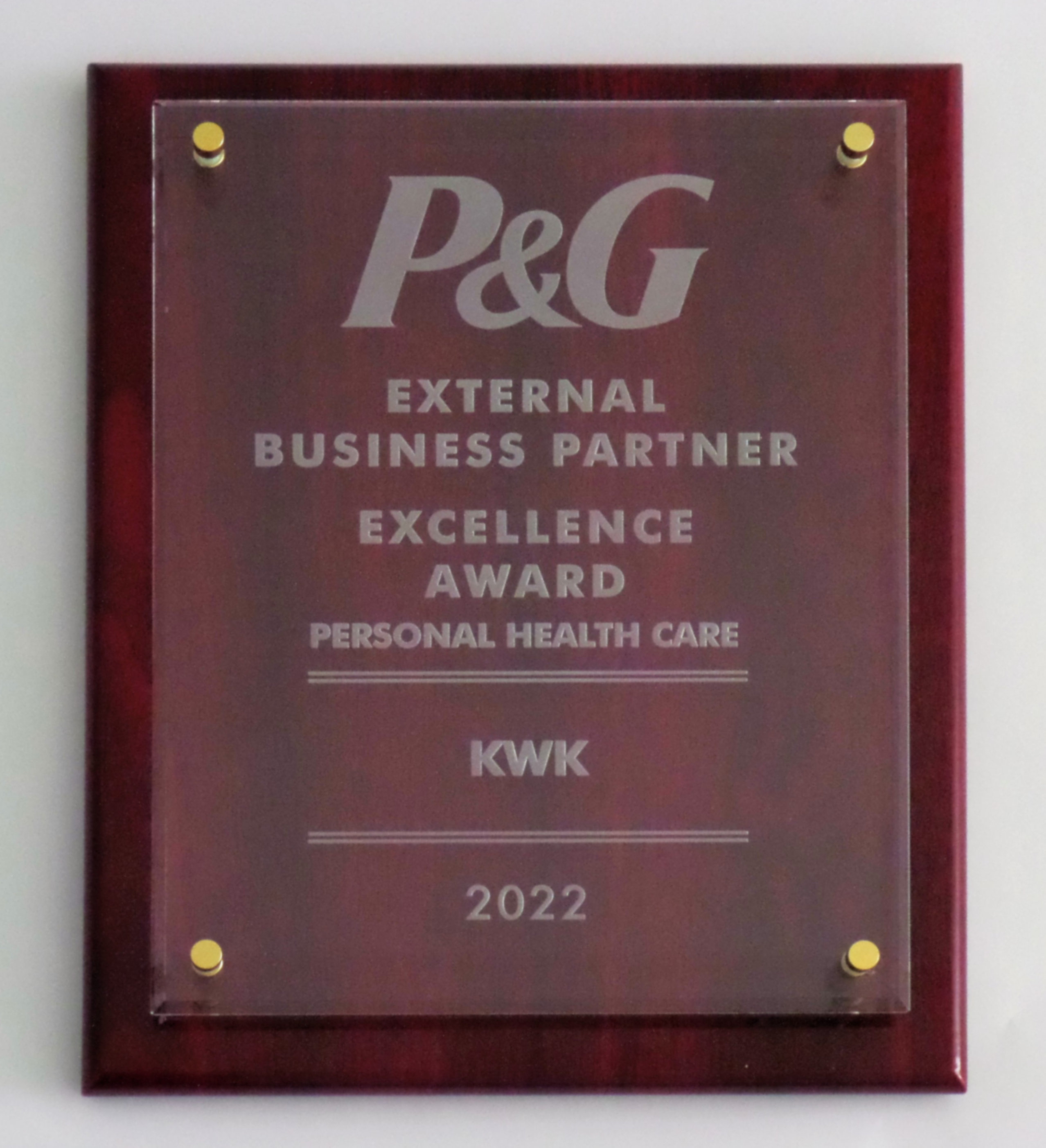 External Business Partner Excellence Award
